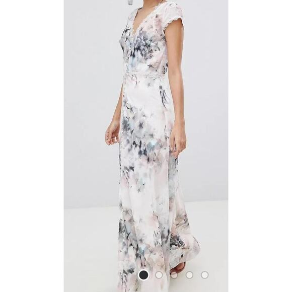Little Mistress Romantic Button Front Maxi Dress - Picture 1 of 11